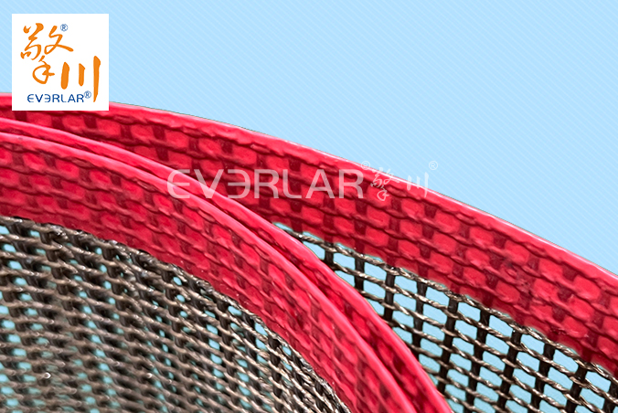 鐵氟龍網(wǎng)格輸送帶耐高溫耐腐蝕防粘食品行業(yè)粉條烘干機專用機械皮帶擎川定制