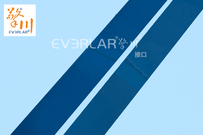 藍色尼龍片基帶低噪音防滑物流包裝行業(yè)折盒機傳動帶廠家直供