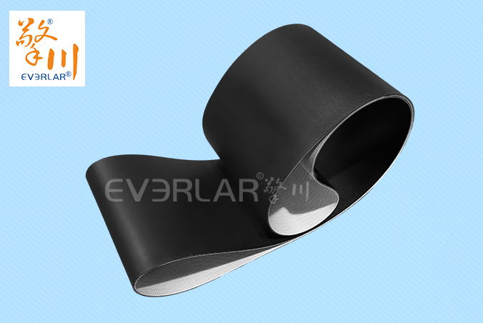 擎川EVERLAR黑色PVC防靜電輸送帶電子元件傳輸流水線工業(yè)皮帶定制