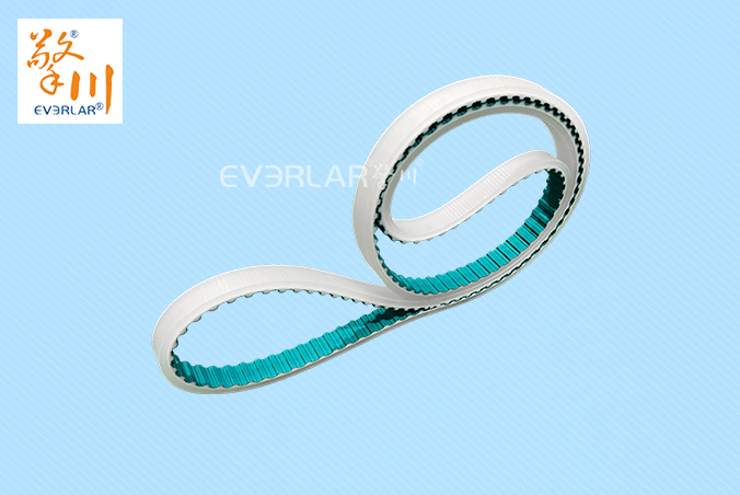 齒面綠布同步帶加透明PU耐磨防滑食品包裝生產(chǎn)線傳動帶聚氨酯齒形帶