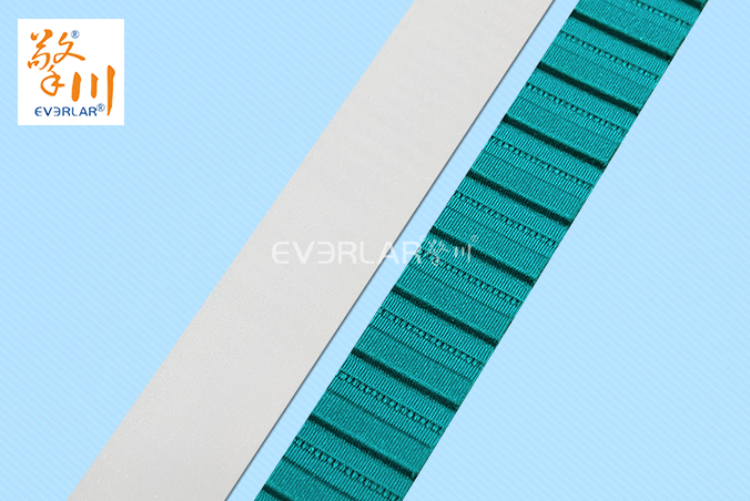 齒面綠布同步帶加透明PU耐磨防滑食品包裝生產(chǎn)線傳動帶聚氨酯齒形帶